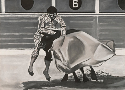 Untitled Matador with bull
