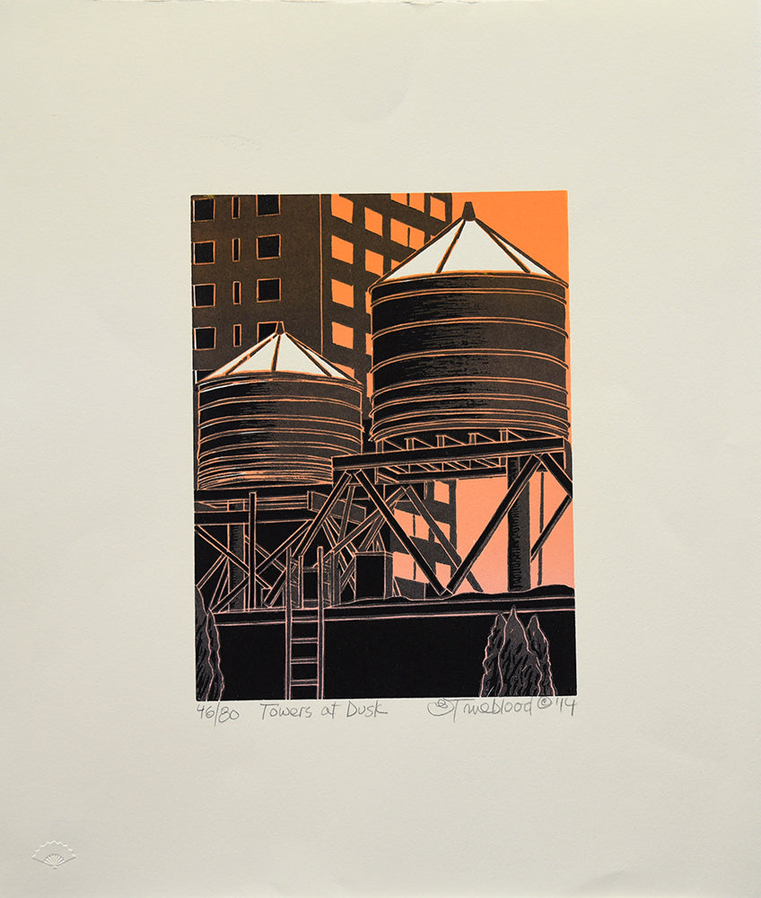 Towers at Dusk, 2014